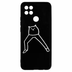 Чехол для Oppo A15s/A15 Cat in pants - PrintSalon