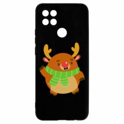 Чехол для Oppo A15s/A15 Deer in a scarf - PrintSalon