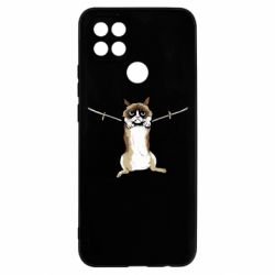 Чехол для Oppo A15s/A15 Grumpy Cat On The Rope - PrintSalon