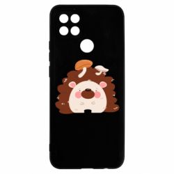 Чехол для Oppo A15s/A15 Hedgehog with mushrooms - PrintSalon