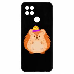 Чехол для Oppo A15s/A15 Little hedgehog in a hat - PrintSalon