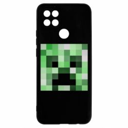 Чехол для Oppo A15s/A15 Minecraft minimalist Creeper - PrintSalon