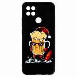 Чехол для Oppo A15s/A15 New Year's beer - PrintSalon