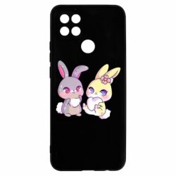Чехол для Oppo A15s/A15 Rabbits In Love - PrintSalon