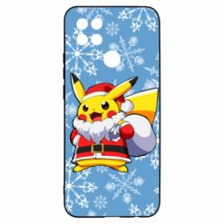 Чохол для Oppo A15s / A15 Santa Claus Pikachu - PrintSalon