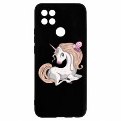 Чехол для Oppo A15s/A15 Unicorn with bow tie - PrintSalon