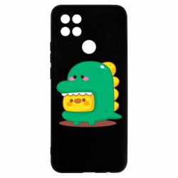 Чехол для Oppo A15s/A15 Уточка в костюме динозавра - PrintSalon