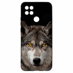 Чохол для Oppo A15s / A15 Wolf with yellow eyes - PrintSalon