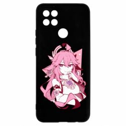 Чехол для Oppo A15s/A15 Yae Miko portrait - PrintSalon