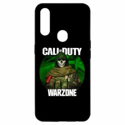 Чехол для Oppo A31 Call of duty Warzone ghost green background - PrintSalon