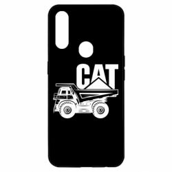 Чехол для Oppo A31 CAT logo and truck - PrintSalon