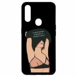 Чехол для Oppo A31 Gentleman Is Simply A Patient Wolf - PrintSalon