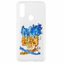 Чехол для Oppo A31 Горящий гербу Украины - PrintSalon