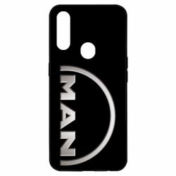 Чехол для Oppo A31 Man metallic logo - PrintSalon