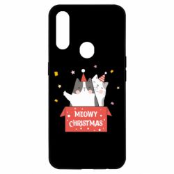 Чехол для Oppo A31 Meowy Christmas ( present box ) - PrintSalon