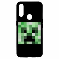 Чехол для Oppo A31 Minecraft minimalist Creeper - PrintSalon