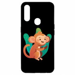 Чехол для Oppo A31 Monkey. Fuck You - PrintSalon