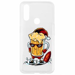 Чехол для Oppo A31 New Year's beer - PrintSalon