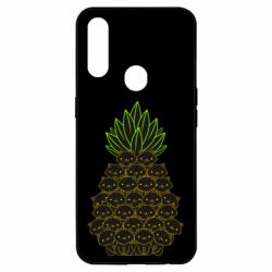 Чехол для Oppo A31 Pineapple cat - PrintSalon