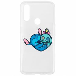 Чехол для Oppo A31 Стич с куклой - PrintSalon