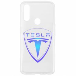 Чехол для Oppo A31 Tesla logo gradient - PrintSalon
