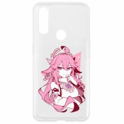 Чехол для Oppo A31 Yae Miko portrait - PrintSalon