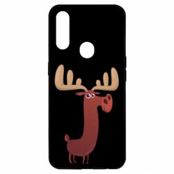 Чехол для Oppo A31 Забавный олень - PrintSalon