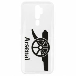 Чехол для Oppo A5/A9 2020 Arsenal simple logo - PrintSalon
