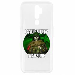 Чехол для Oppo A5/A9 2020 Call of duty Warzone ghost green background - PrintSalon