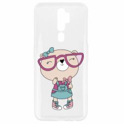 Чехол для Oppo A5/A9 2020 Cute bear - PrintSalon