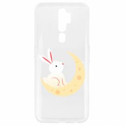 Чехол для Oppo A5/A9 2020 Cute rabbit on the moon - PrintSalon