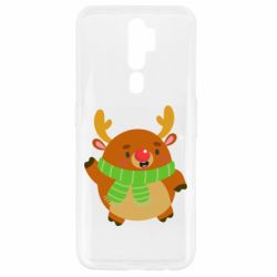 Чехол для Oppo A5/A9 2020 Deer in a scarf - PrintSalon