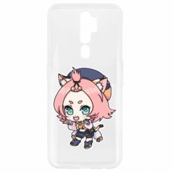 Чехол для Oppo A5/A9 2020 Genshin Impact chibi Diona - PrintSalon