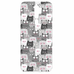 Чохол для Oppo A5/A9 2020 Gray cats pattern - PrintSalon