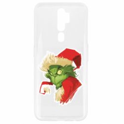 Чехол для Oppo A5/A9 2020 Гринч портрет-PrintSalon Чехол для Oppo A5/A9 2020 Гринч портрет