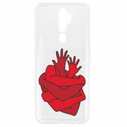 Чехол для Oppo A5/A9 2020 Heart out of hands - PrintSalon