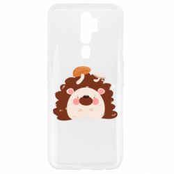 Чехол для Oppo A5/A9 2020 Hedgehog with mushrooms - PrintSalon