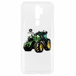 Чохол для Oppo A5/A9 2020 John Deere Tractor and logo - PrintSalon