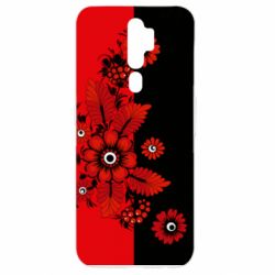 Чохол для Oppo A5/A9 2020 Червоні квіти - PrintSalon