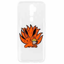Чехол для Oppo A5/A9 2020 Kurama And Naruto - PrintSalon