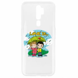 Чехол для Oppo A5/A9 2020 Love is ... in the rain - PrintSalon