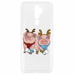 Чехол для Oppo A5/A9 2020 Pigs - PrintSalon