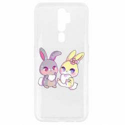 Чехол для Oppo A5/A9 2020 Rabbits In Love - PrintSalon