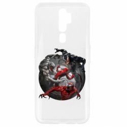 Чехол для Oppo A5/A9 2020 Симбиоты и человек паук