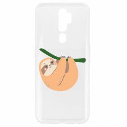 Чехол для Oppo A5/A9 2020 Sloth on a branch - PrintSalon