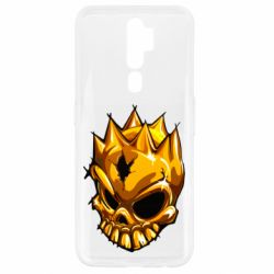 Чохол для Oppo A5/A9 2020 Standoff - Gold Skull