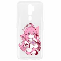Чехол для Oppo A5/A9 2020 Yae Miko portrait - PrintSalon