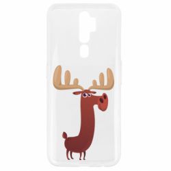 Чехол для Oppo A5/A9 2020 Забавный олень - PrintSalon