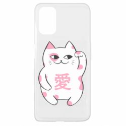 Чехол для Oppo A52/A72/A92 Cat and hieroglyphs - PrintSalon