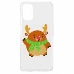 Чехол для Oppo A52/A72/A92 Deer in a scarf - PrintSalon